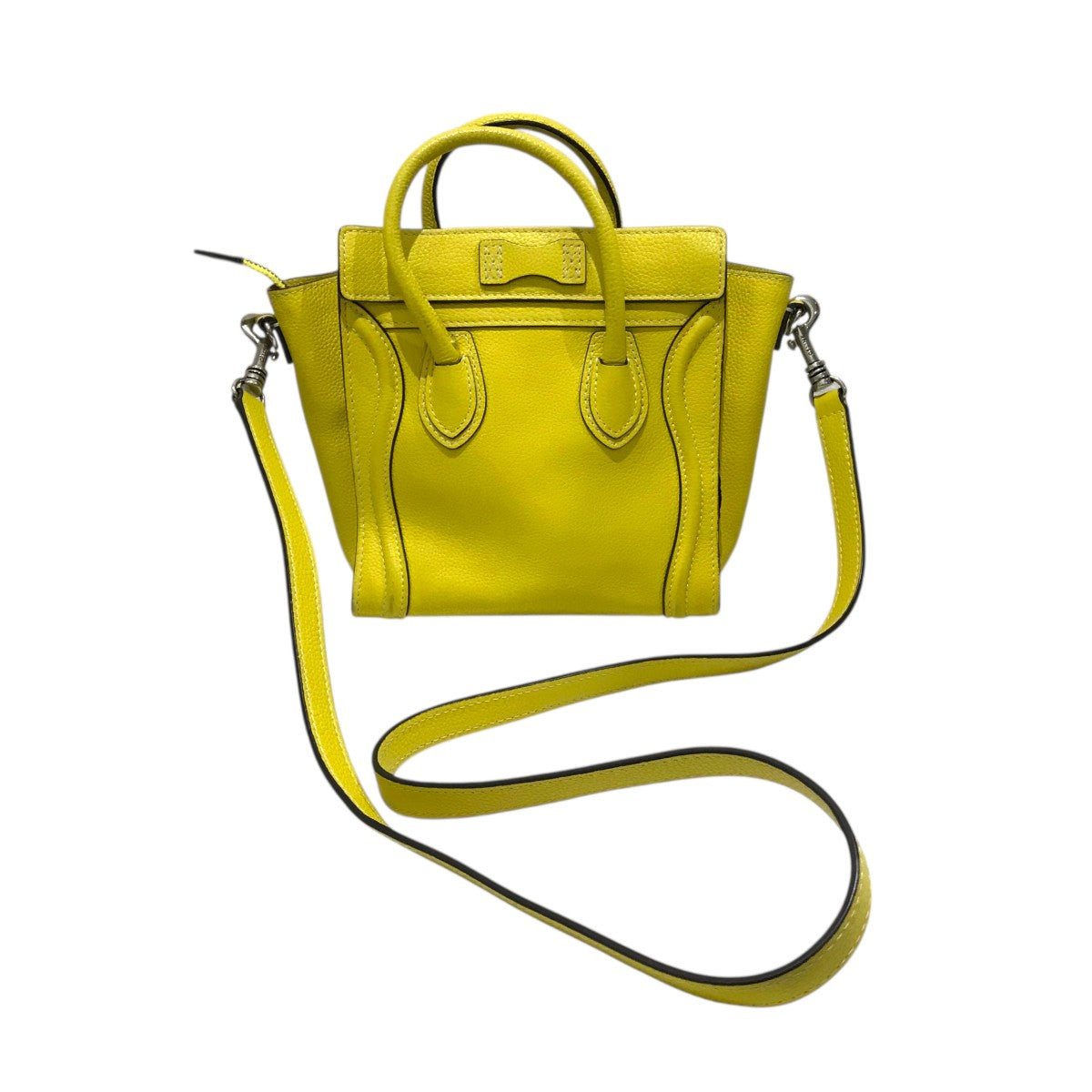 CELINE 【ラゲージ ナノ】2WAYショルダーバッグ 古着・中古-3枚目のアイテム画像