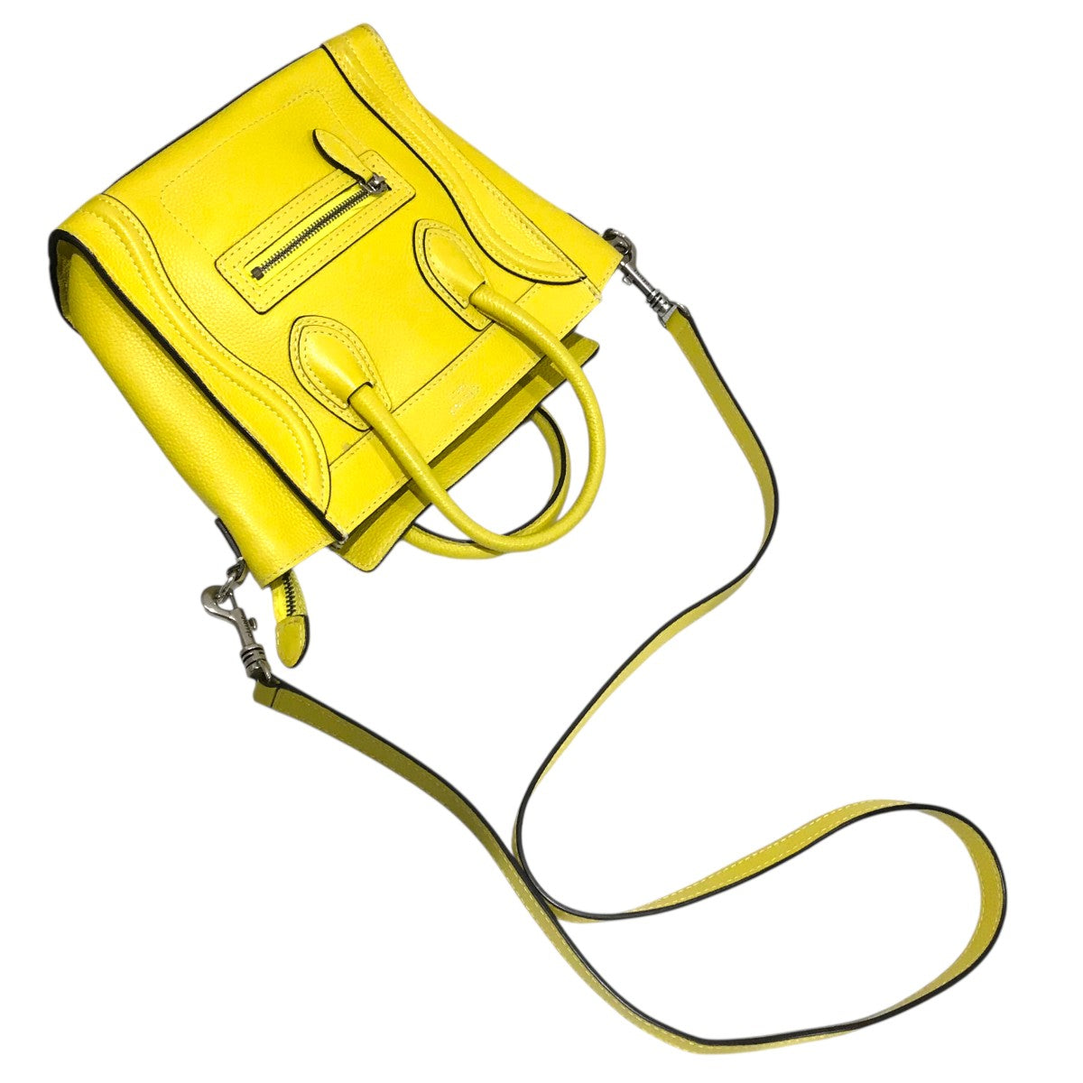 CELINE 【ラゲージ ナノ】2WAYショルダーバッグ 古着・中古-6枚目のアイテム画像