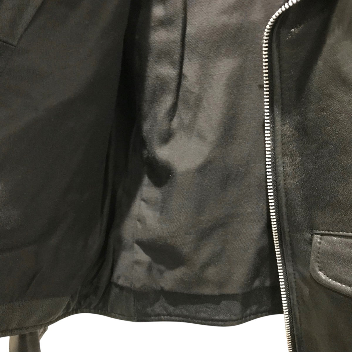 beautiful people×UNITED ARROWS レザーダブルジャケット1261402401 古着・中古-4枚目のアイテム画像