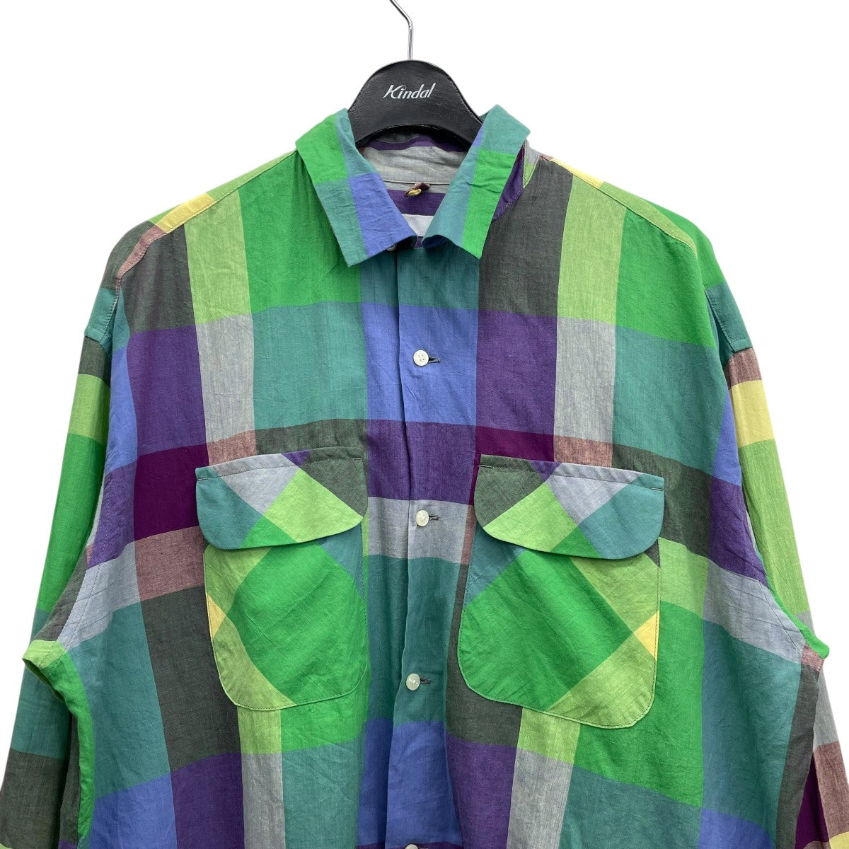 ts(s) Multicolor Block Plaid L／S Shirt長袖シャツ 古着・中古-3枚目のアイテム画像