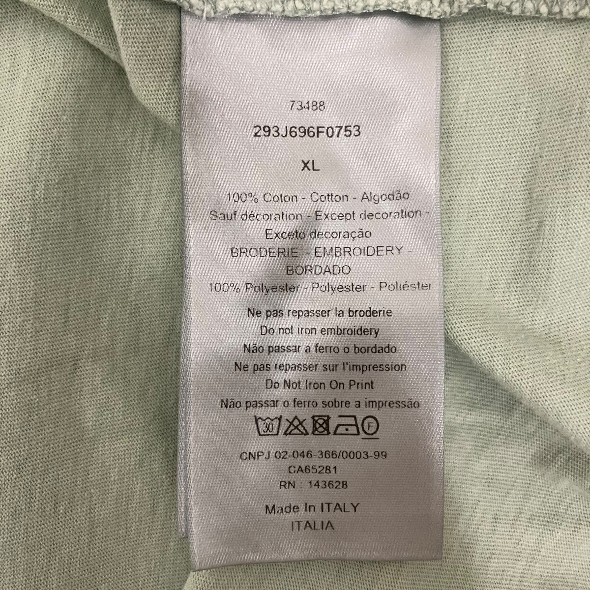 DIOR JACK KEROUACプリントTシャツ293J696F0753 古着・中古-6枚目のアイテム画像
