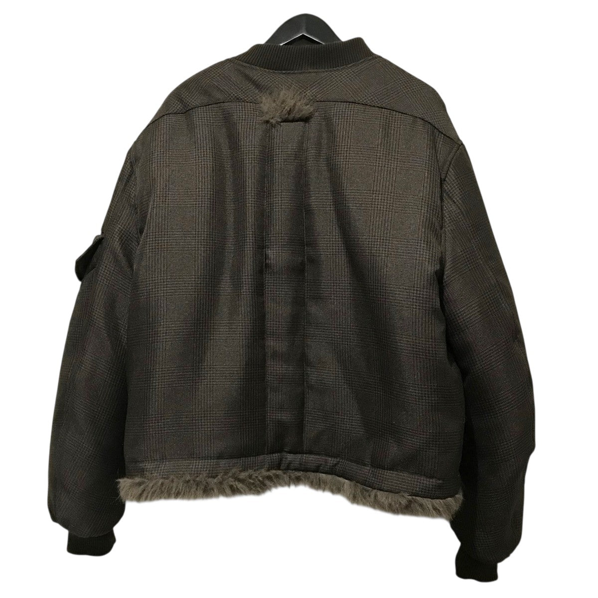 NULLUS 24AW【EVERSIBLE SORONA PADDED BOMBER】リバーシブルブルゾンNUAW24JAC007-BRN 古着・中古-2枚目のアイテム画像