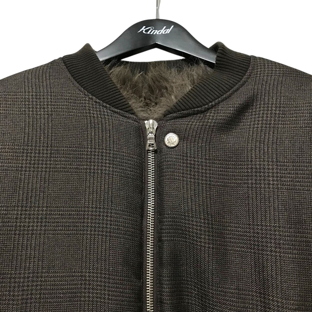 NULLUS 24AW【EVERSIBLE SORONA PADDED BOMBER】リバーシブルブルゾンNUAW24JAC007-BRN 古着・中古-5枚目のアイテム画像