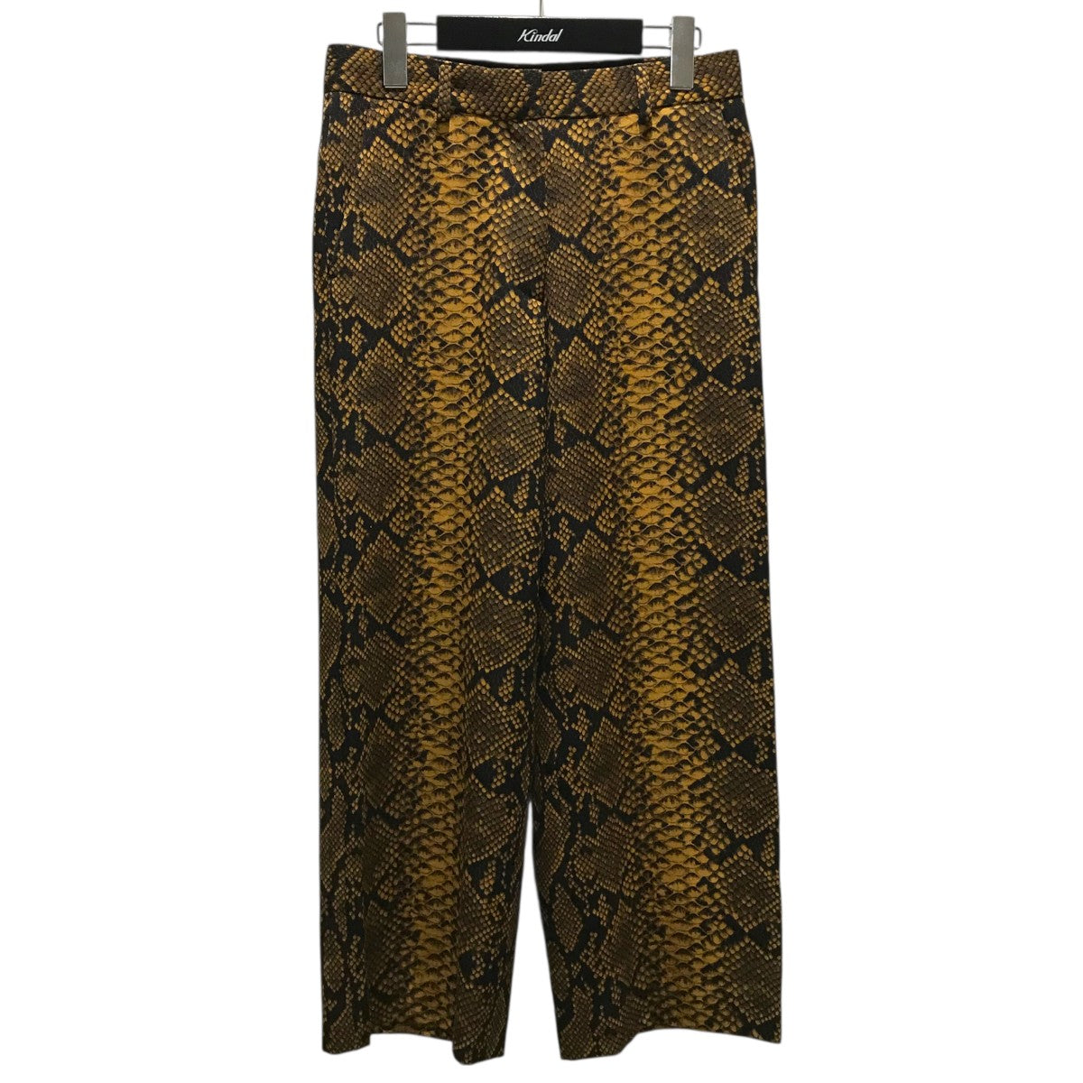 DRIES VAN NOTEN パイソン柄パンツ 古着・中古-1枚目のアイテム画像