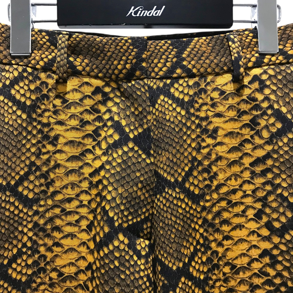 DRIES VAN NOTEN パイソン柄パンツ 古着・中古-3枚目のアイテム画像
