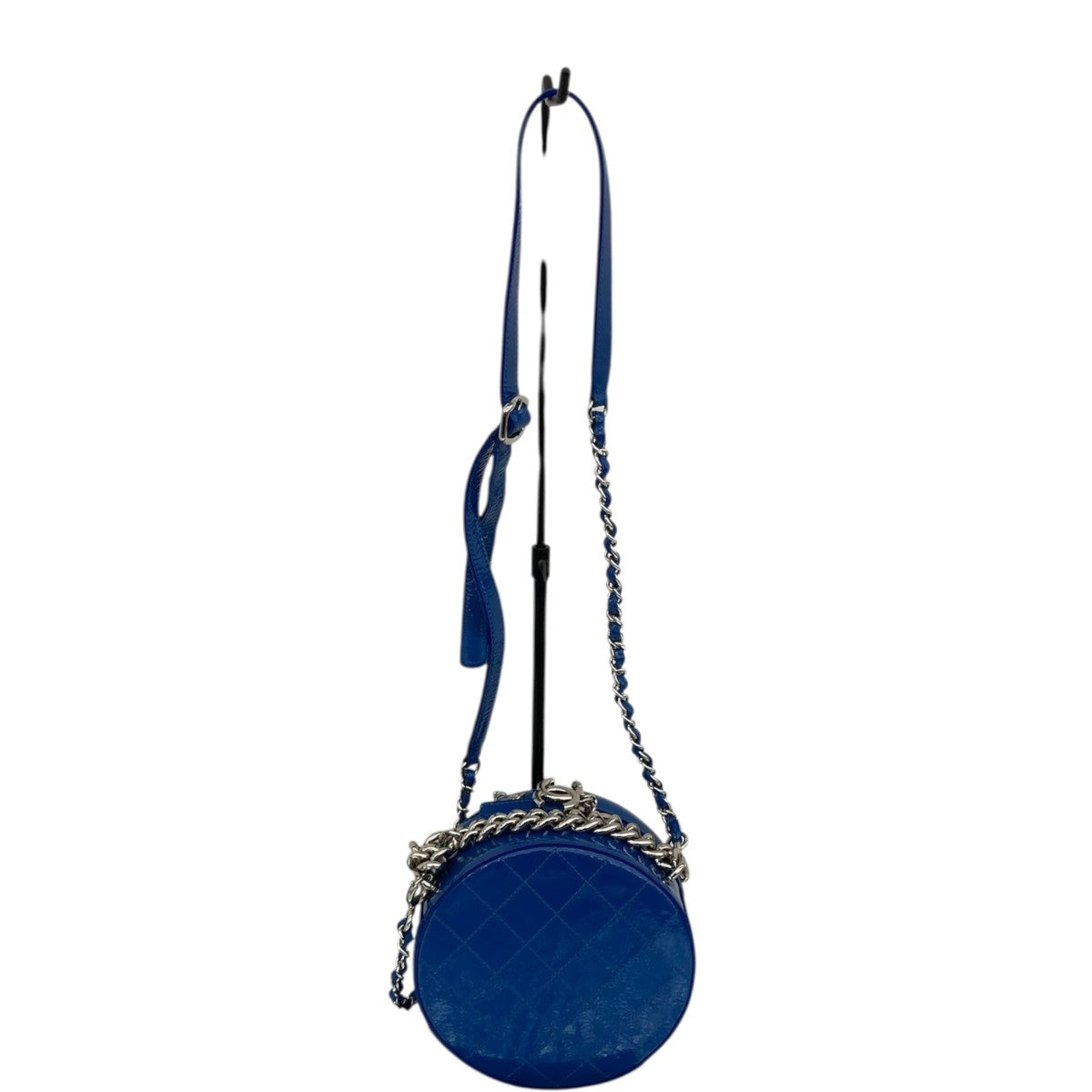 CHANEL パテントラウンドチェーンショルダーバッグ 古着・中古-4枚目のアイテム画像