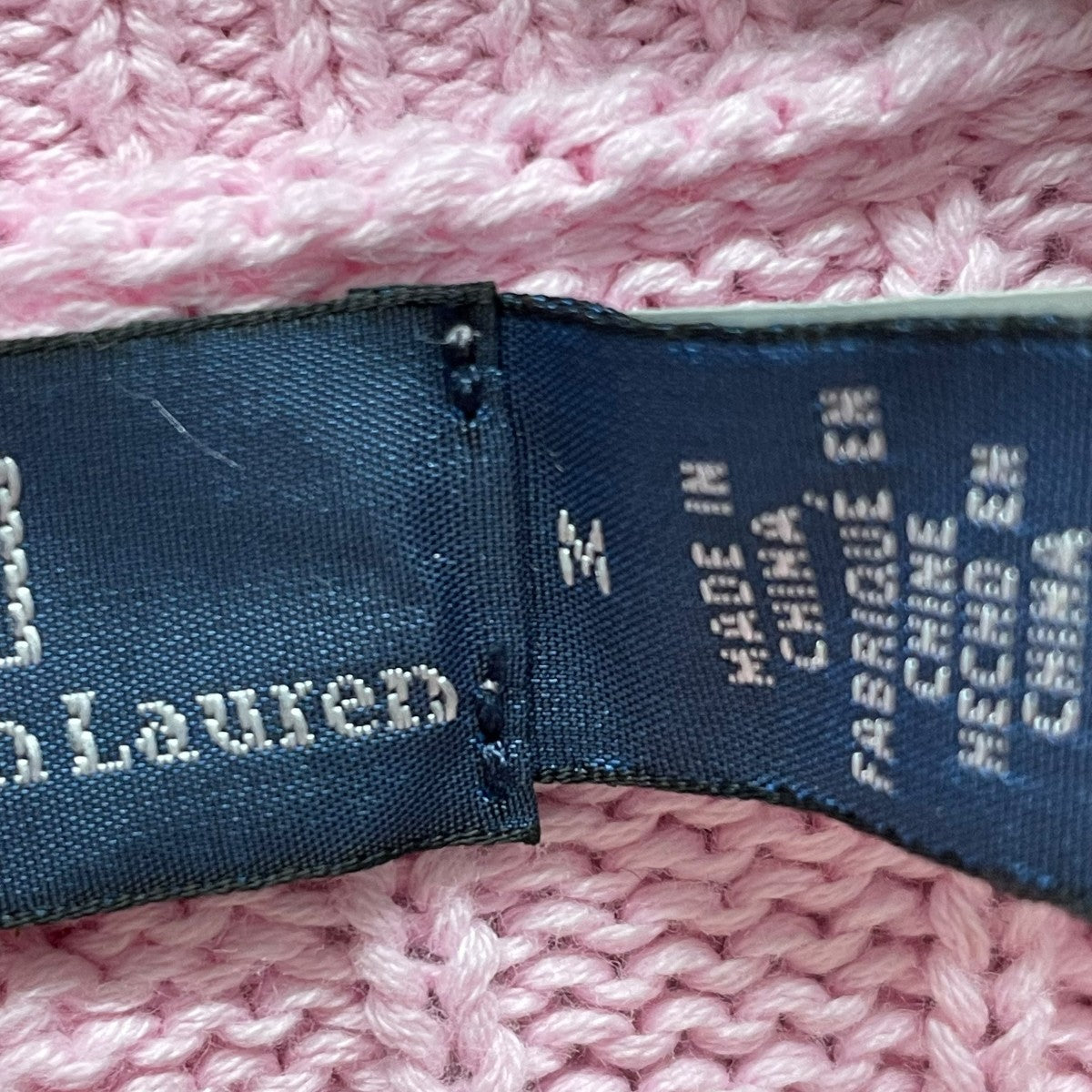 POLO RALPH LAUREN(ポロラルフローレン) ケーブルカーディガン ピンク