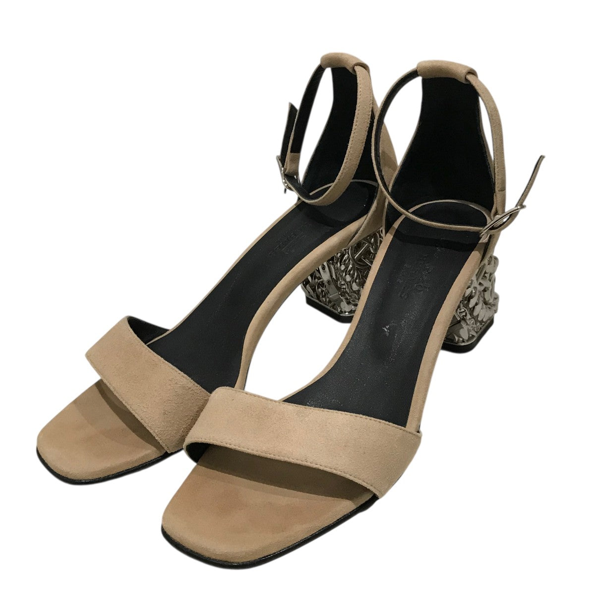 シェーヌデザインヒールサンダルMS231240Z