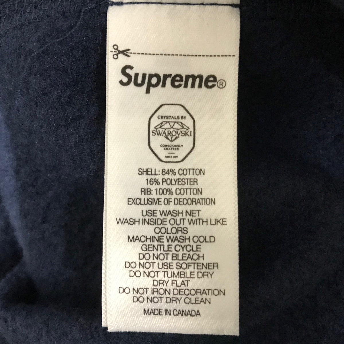 【Swarovski Motion Logo Hooded Sweatshirt】プルオーバーパーカー