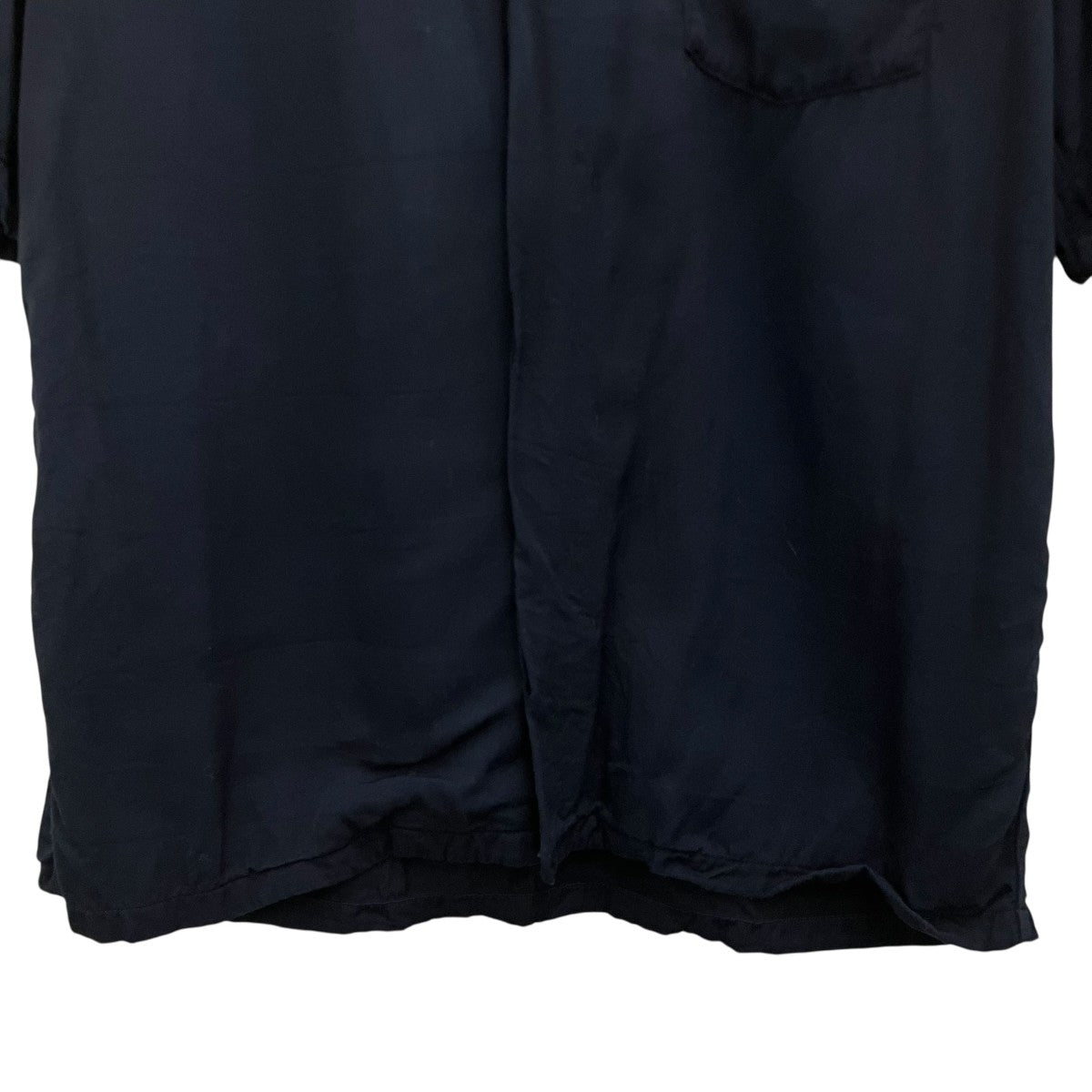 VISVIM 【FREE EDGE SHIRT S／S】インディゴ染めオープンカラーレーヨンシャツ0220905011008 古着・中古-4枚目のアイテム画像