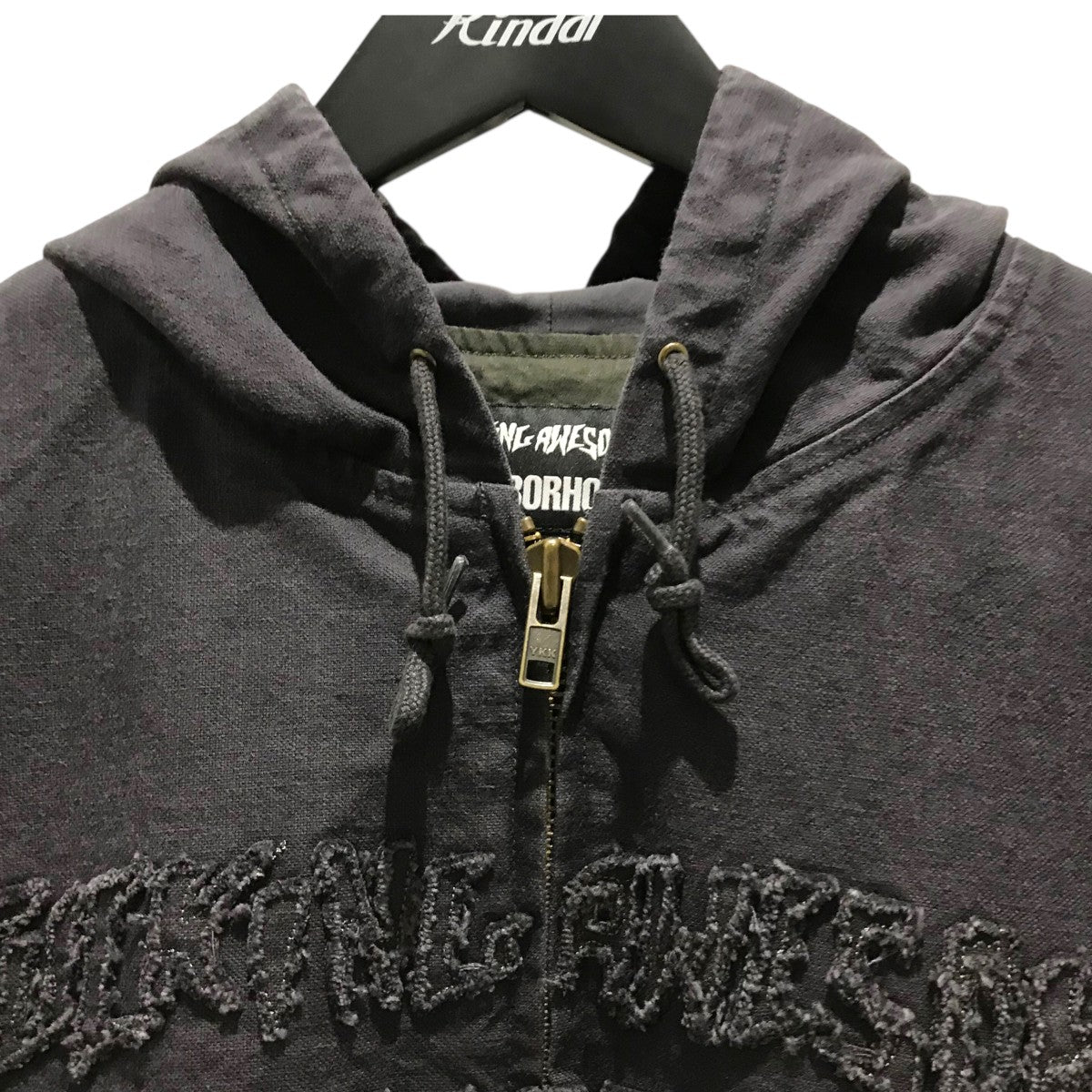 NEIGHBORHOOD×Fucking Awesome 25SS【HOODED JACKET】デニムブルゾン251TSFGN-JKM01S 古着・中古-3枚目のアイテム画像