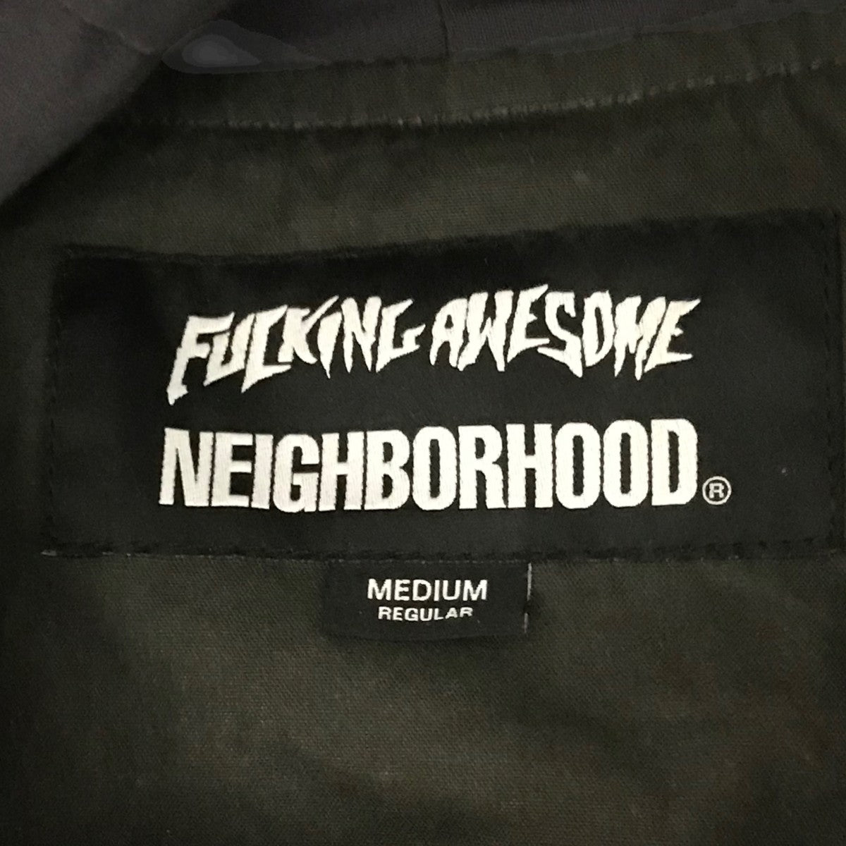 NEIGHBORHOOD×Fucking Awesome 25SS【HOODED JACKET】デニムブルゾン251TSFGN-JKM01S 古着・中古-6枚目のアイテム画像