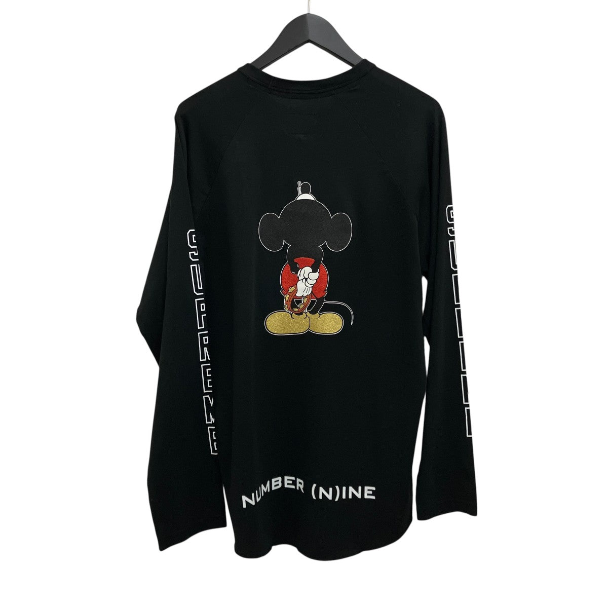 Supreme×NUMBER (N)INE 25AW【RAGLAN L S TOP】ラグランカットソー 古着・中古-2枚目のアイテム画像
