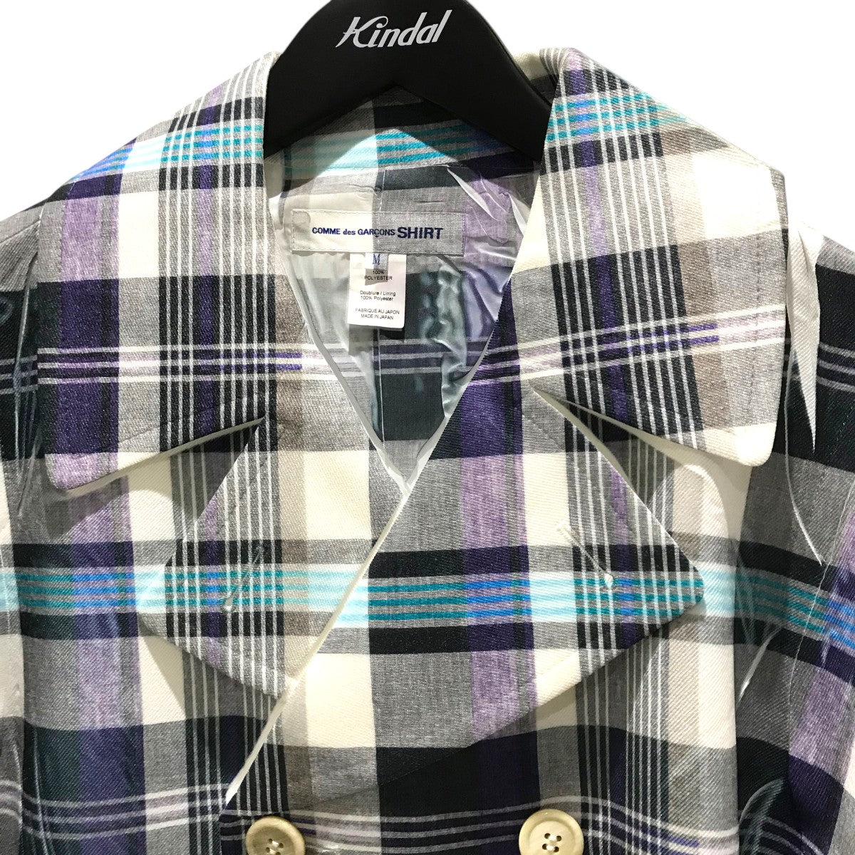COMME des GARCONS SHIRT 転写PコートFO-C501 古着・中古-3枚目のアイテム画像