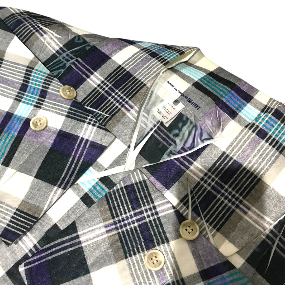 COMME des GARCONS SHIRT 転写PコートFO-C501 古着・中古-5枚目のアイテム画像