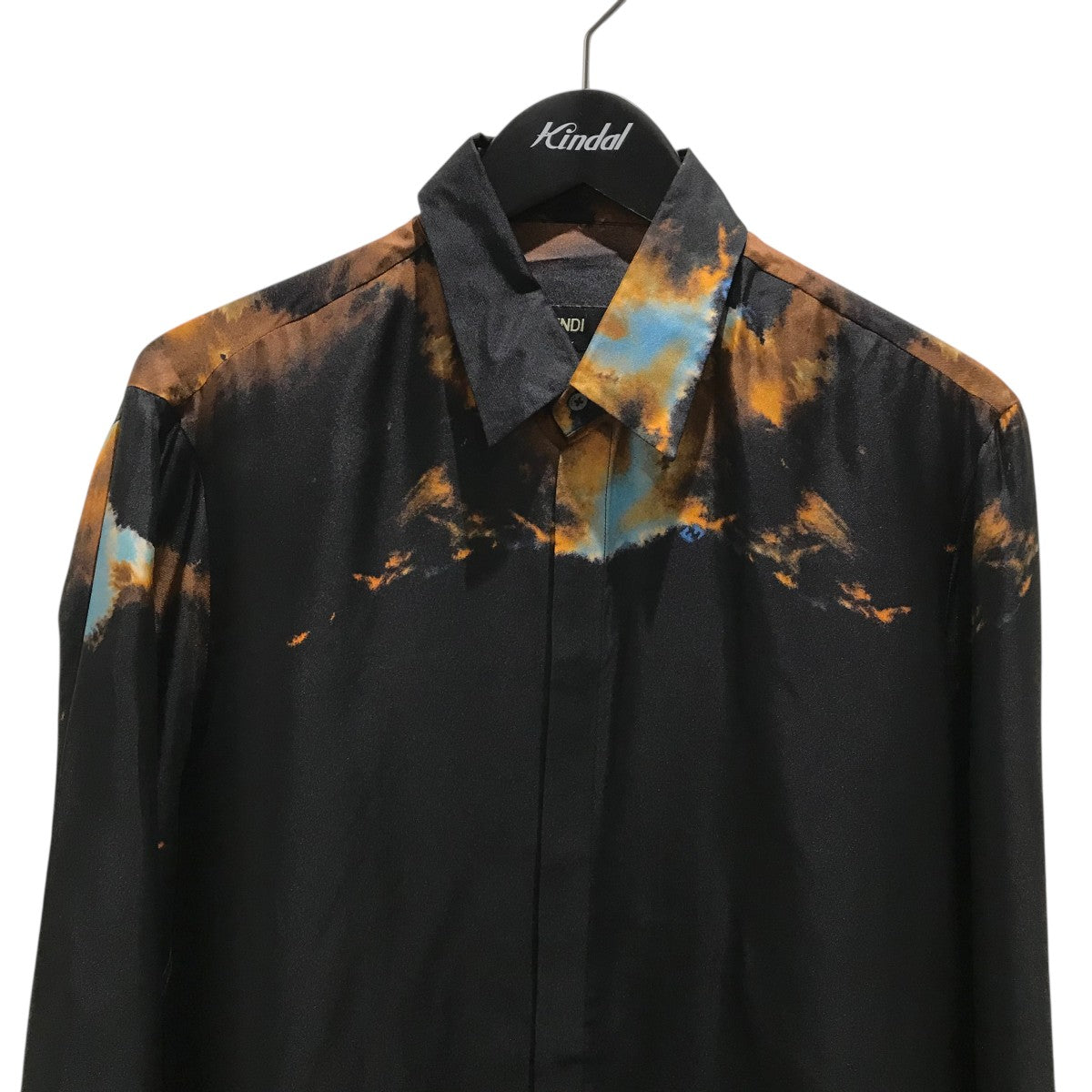 FENDI(フェンディ) シルクシャツFS0585 FS0585 ブラック サイズ 39