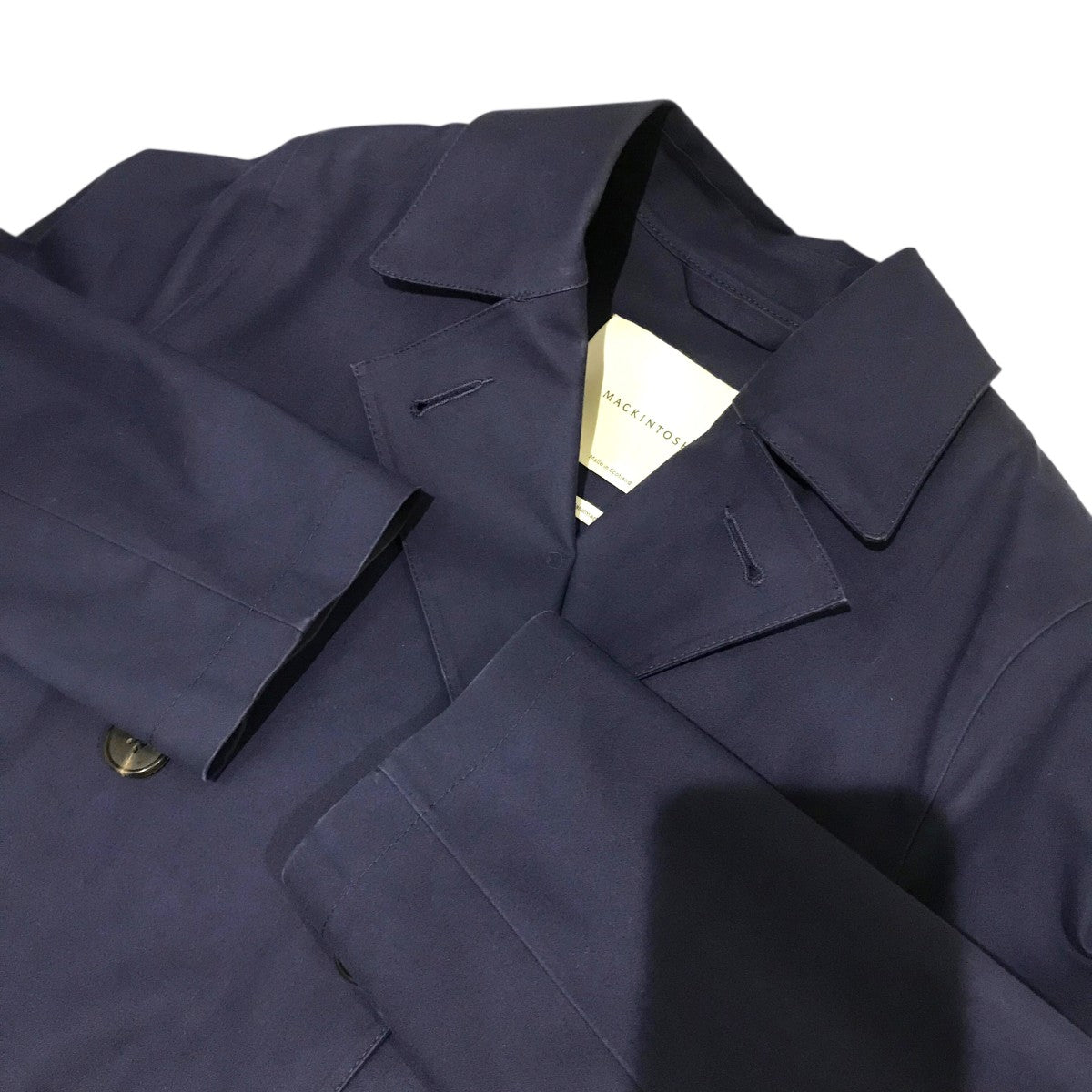 ステンカラーコート　マッキントッシュ　36 ネイビー MACKINTOSH(マッキントッシュ) ステンカラーコート ネイビー サイズ 36
