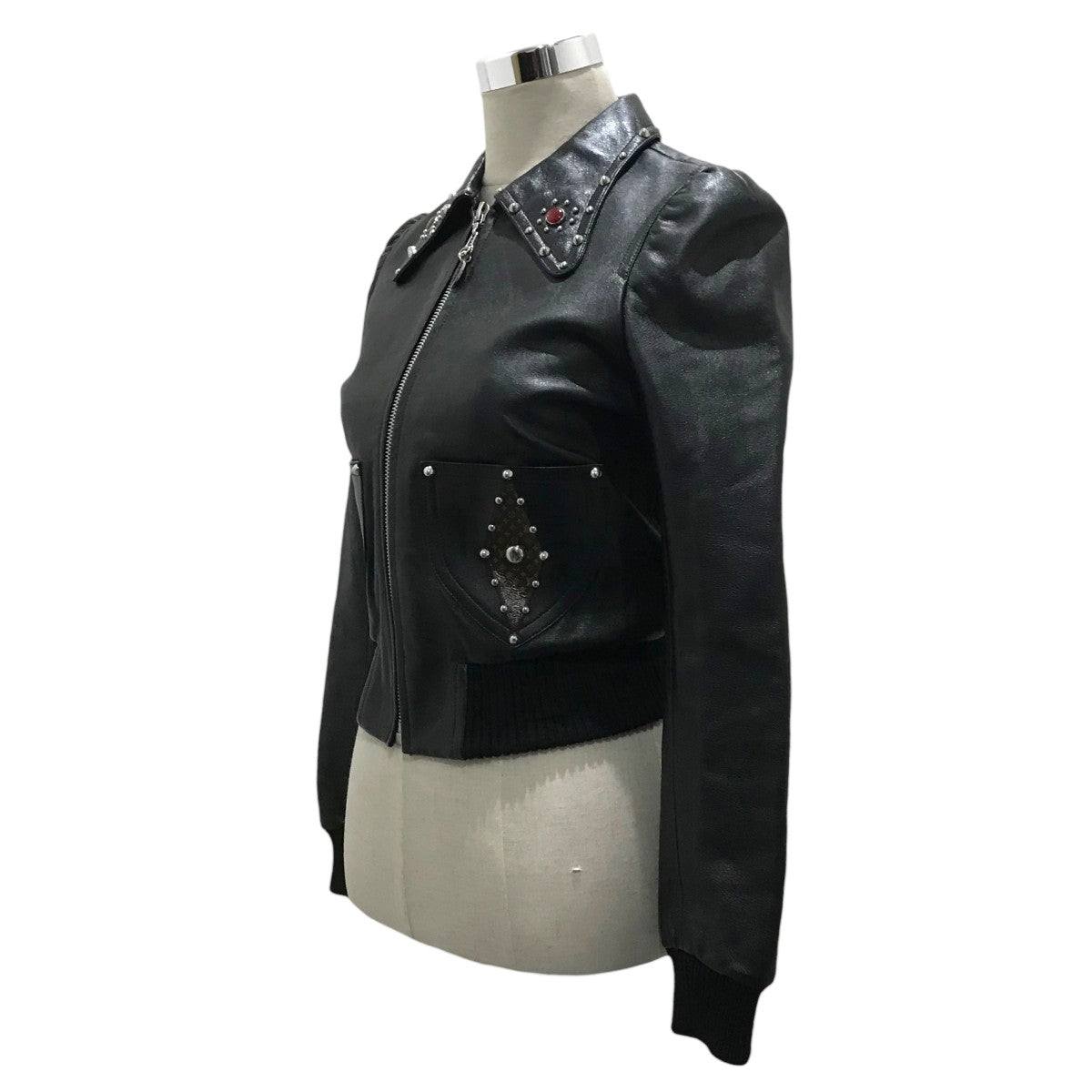LOUIS VUITTON レザージャケットRW212B USY FLLJ92 古着・中古-3枚目のアイテム画像