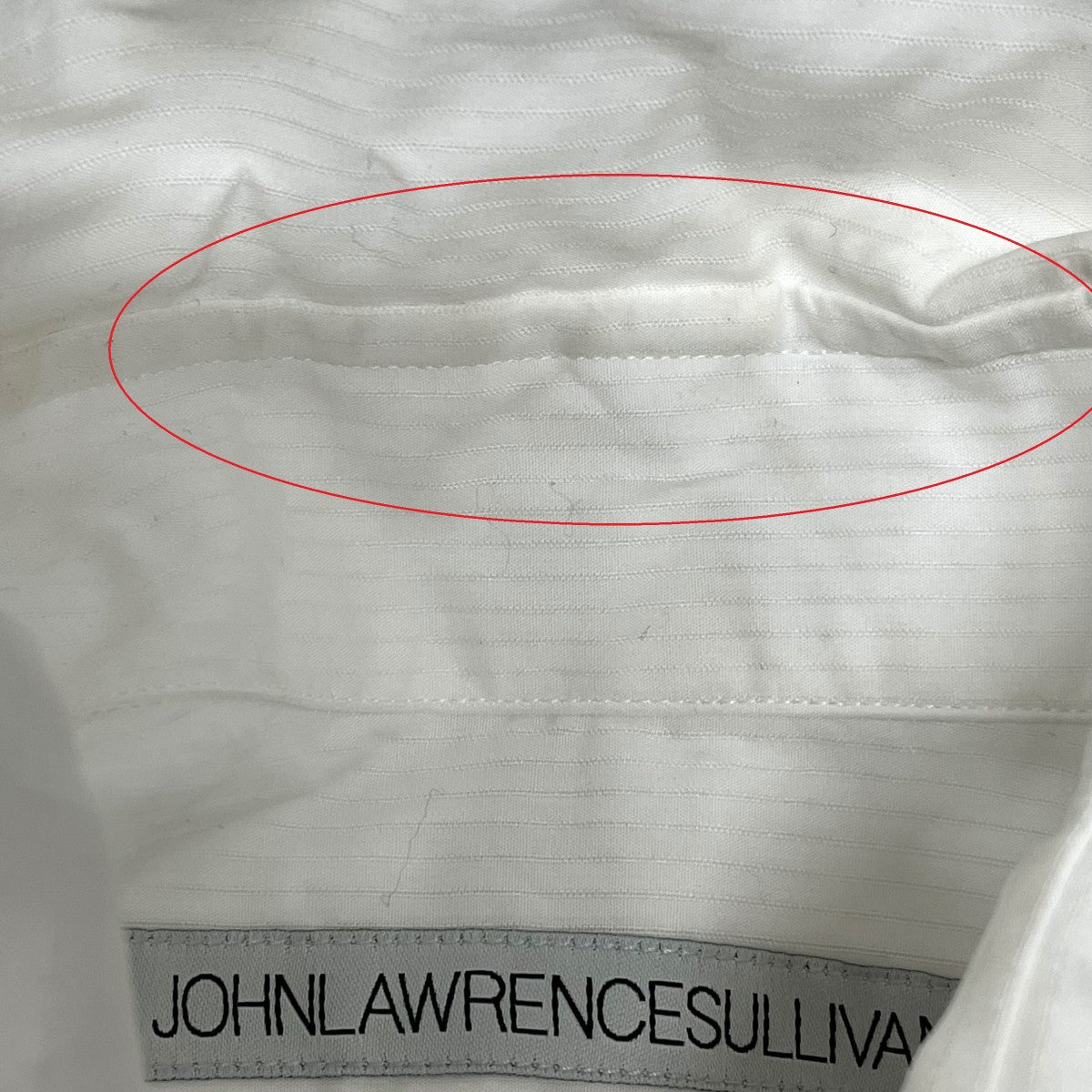 JOHN LAWRENCE SULLIVAN POPLIN REGULAR COLLAR SHIRTストライプシャツ3A003-0125-10 古着・中古-5枚目のアイテム画像