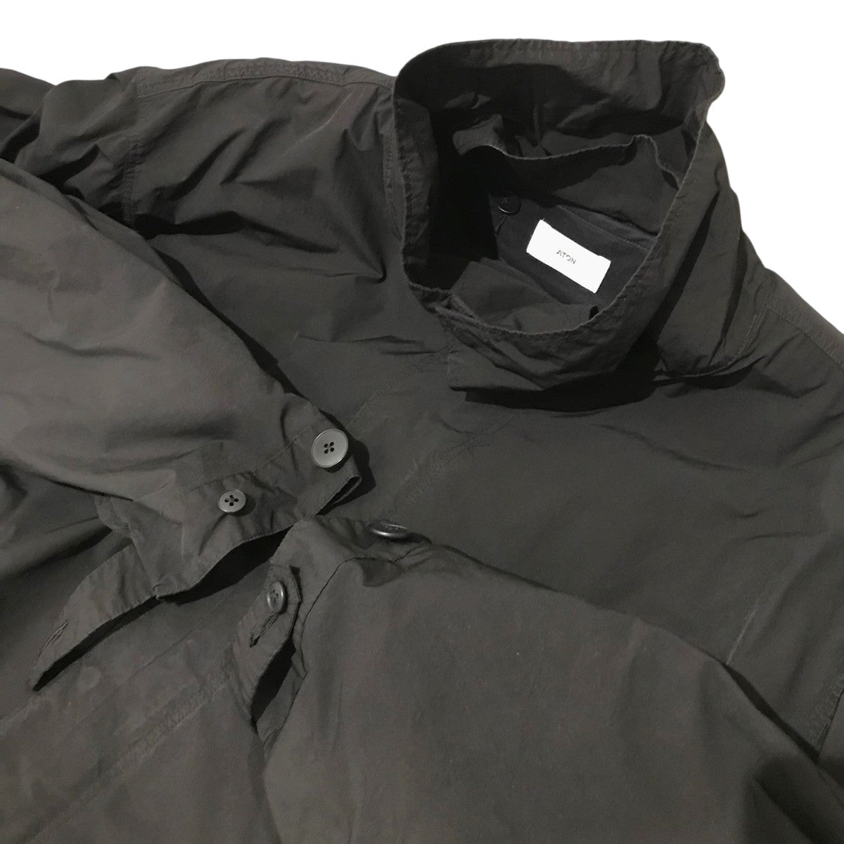 ATON(エイトン) 【AIR WEATHER SHORT MODS COAT】ショートモッズコート