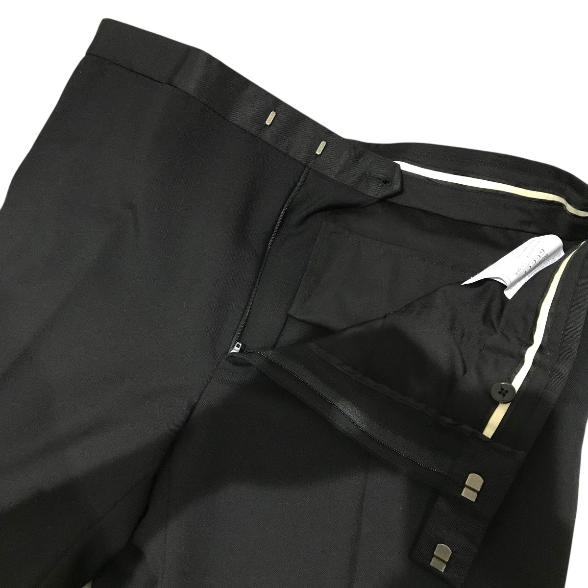 GUCCI グッチ スーツ ジャケット ブラック 54 GUCCI（グッチ）の「Gucci - モナコ ツーピーススーツ - men - ウール
