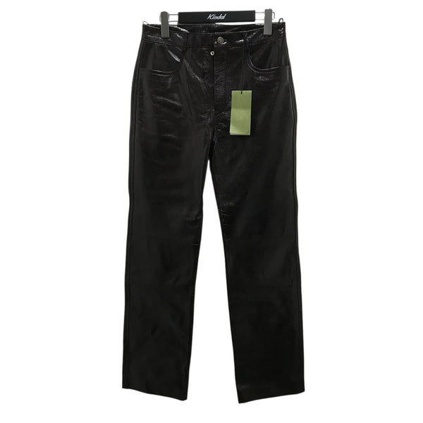 GUCCI(グッチ) レザーパンツ713493 713493 ブラウン サイズ 44｜【公式