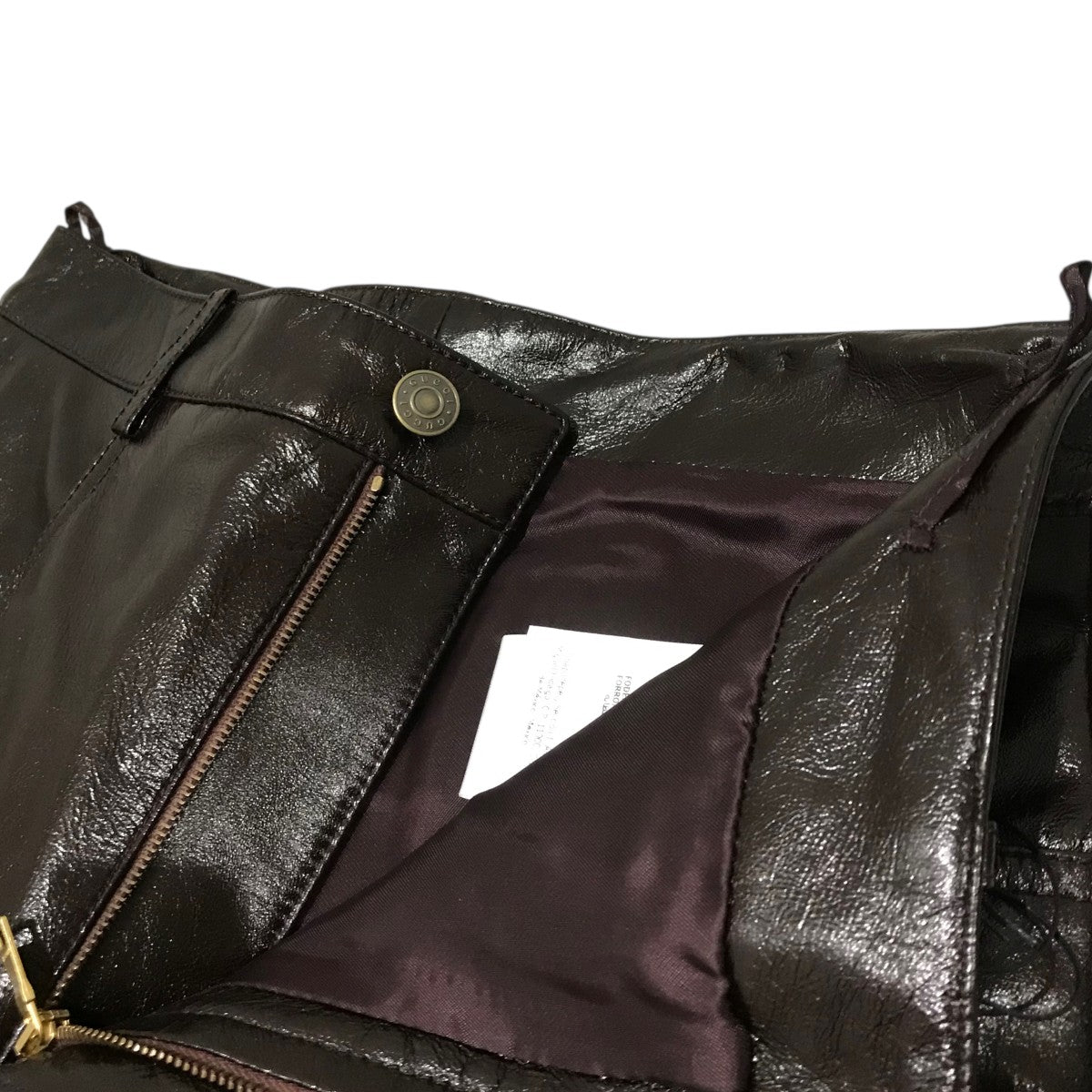 GUCCI レザーパンツ713493 古着・中古-5枚目のアイテム画像