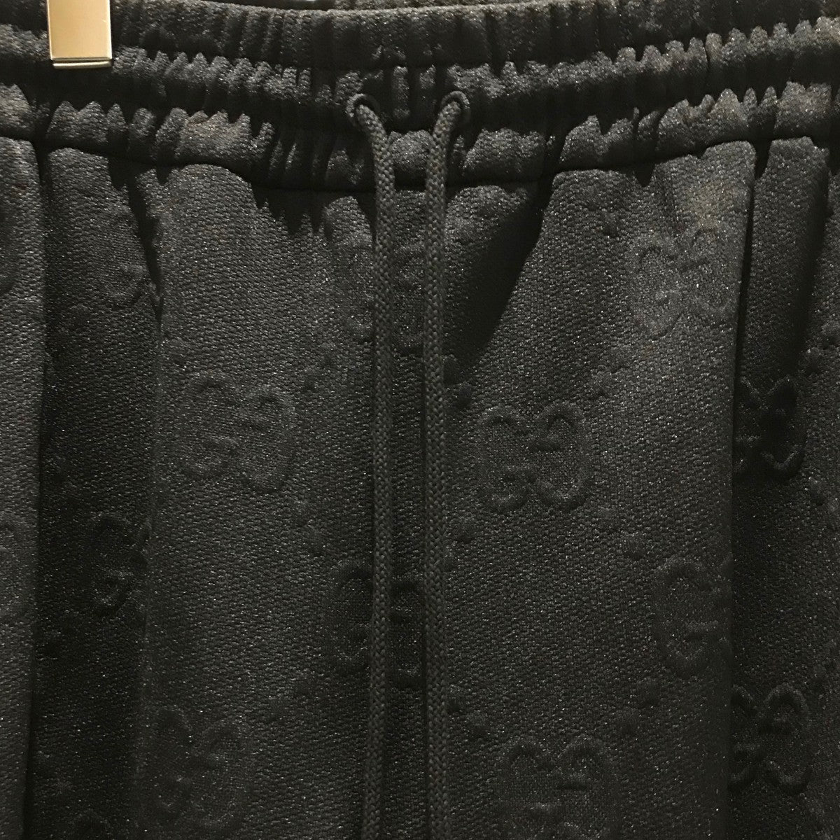 GUCCI(グッチ) GGジャガードスウェットパンツ663569 663569 ブラック
