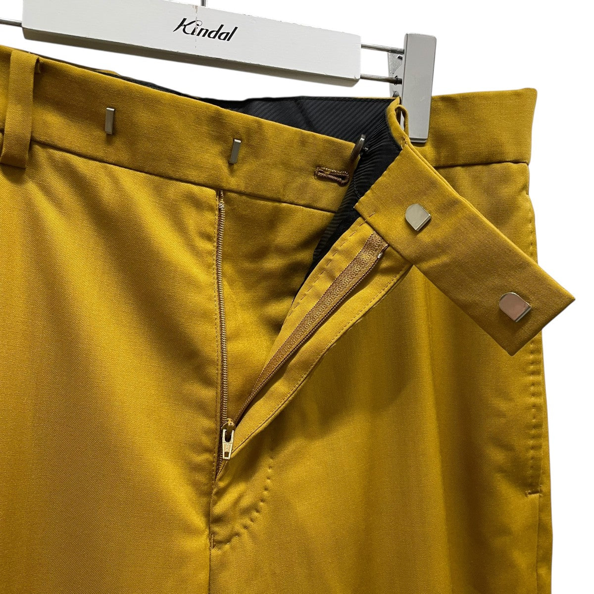 WACKO MARIA(ワコマリア) DORMEUILスラックスパンツ イエロー サイズ S