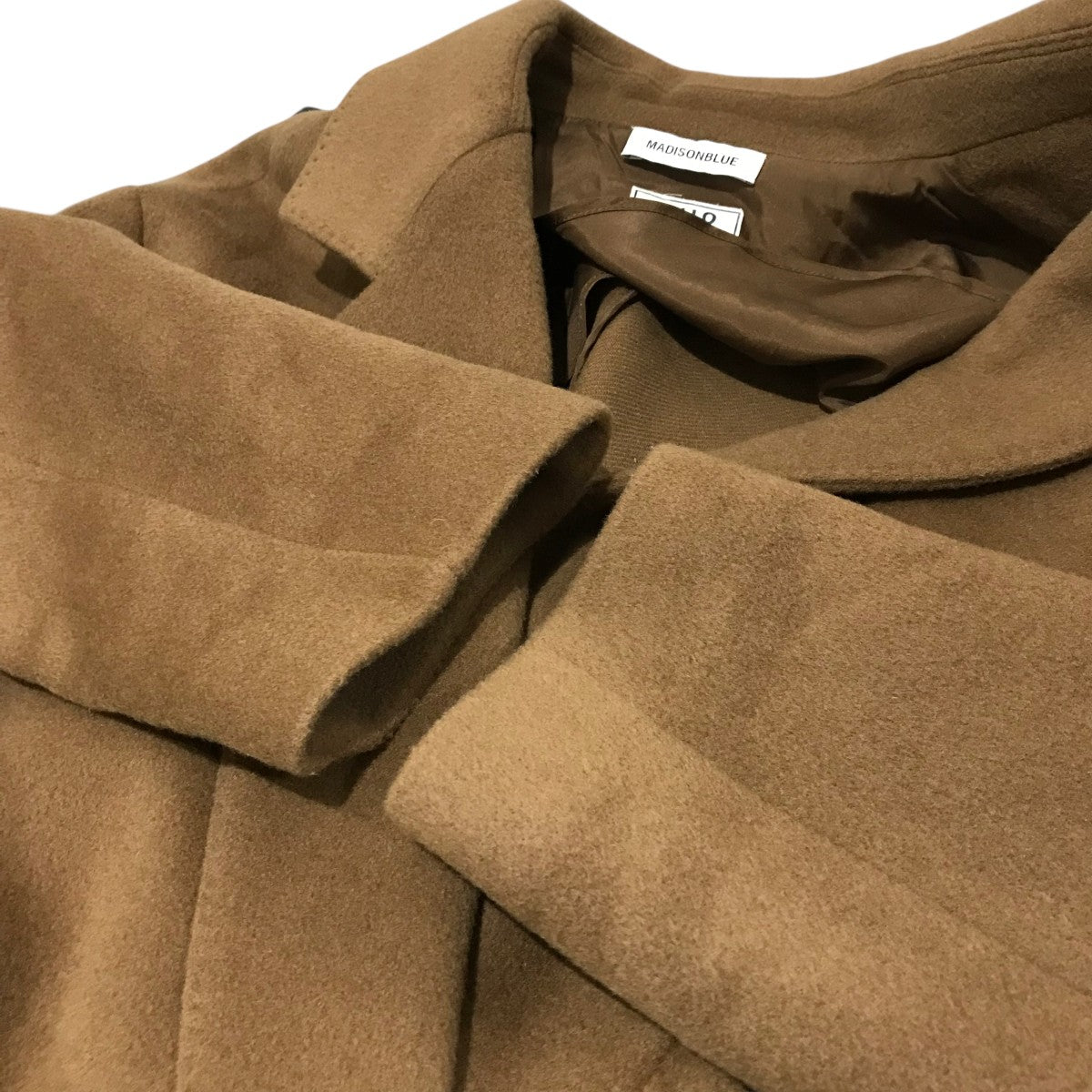 MADISON BLUE(マディソンブルー) キャメルベルテッドコートMB194-2031