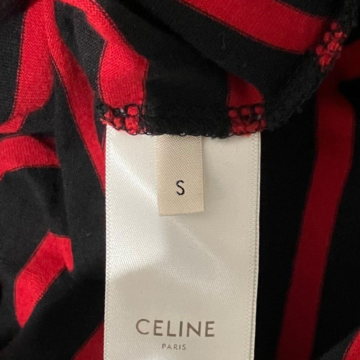 CELINE(セリーヌ) ボーダーカットソー2X221681D 2X221681D レッド