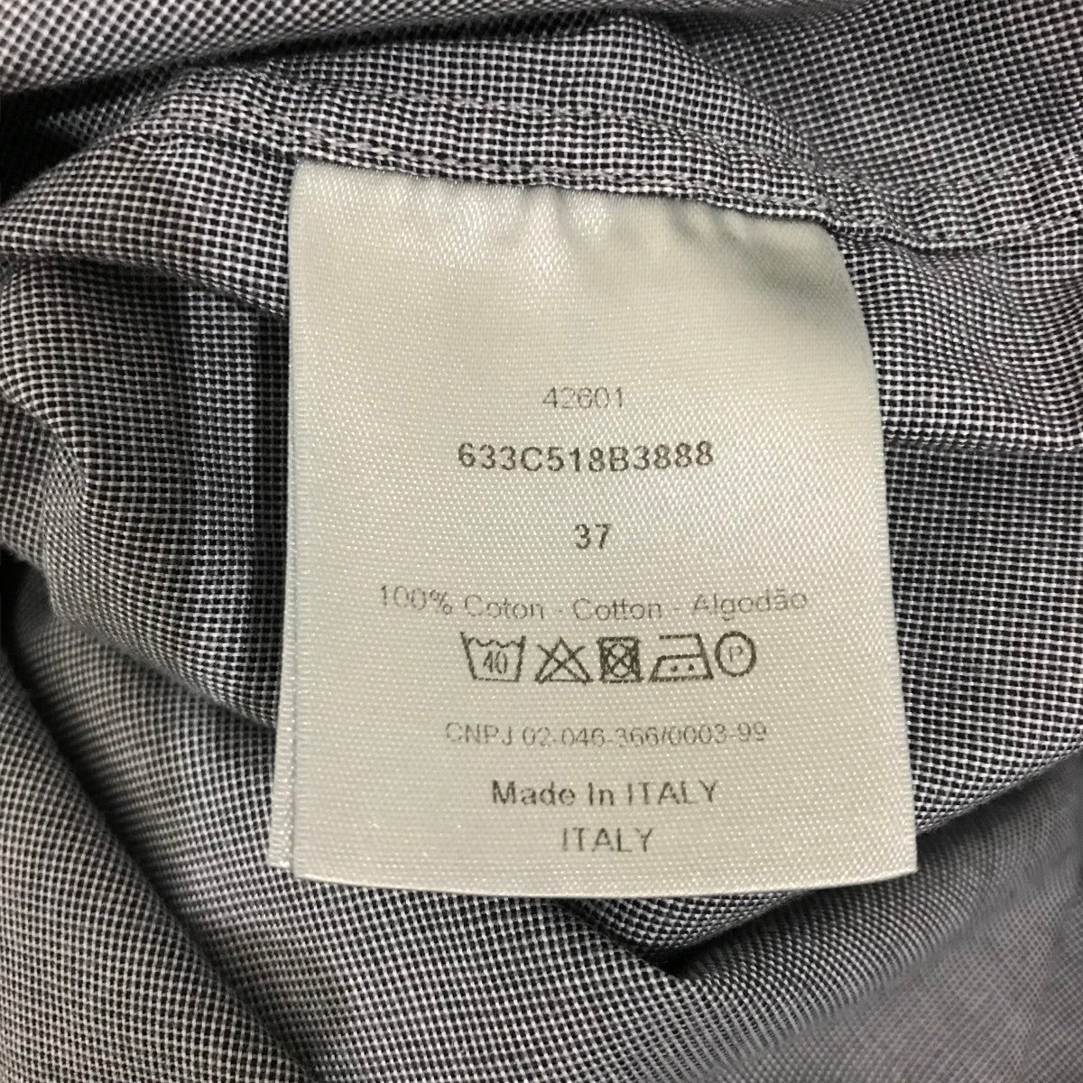 bee刺繍シャツ633C518B3888