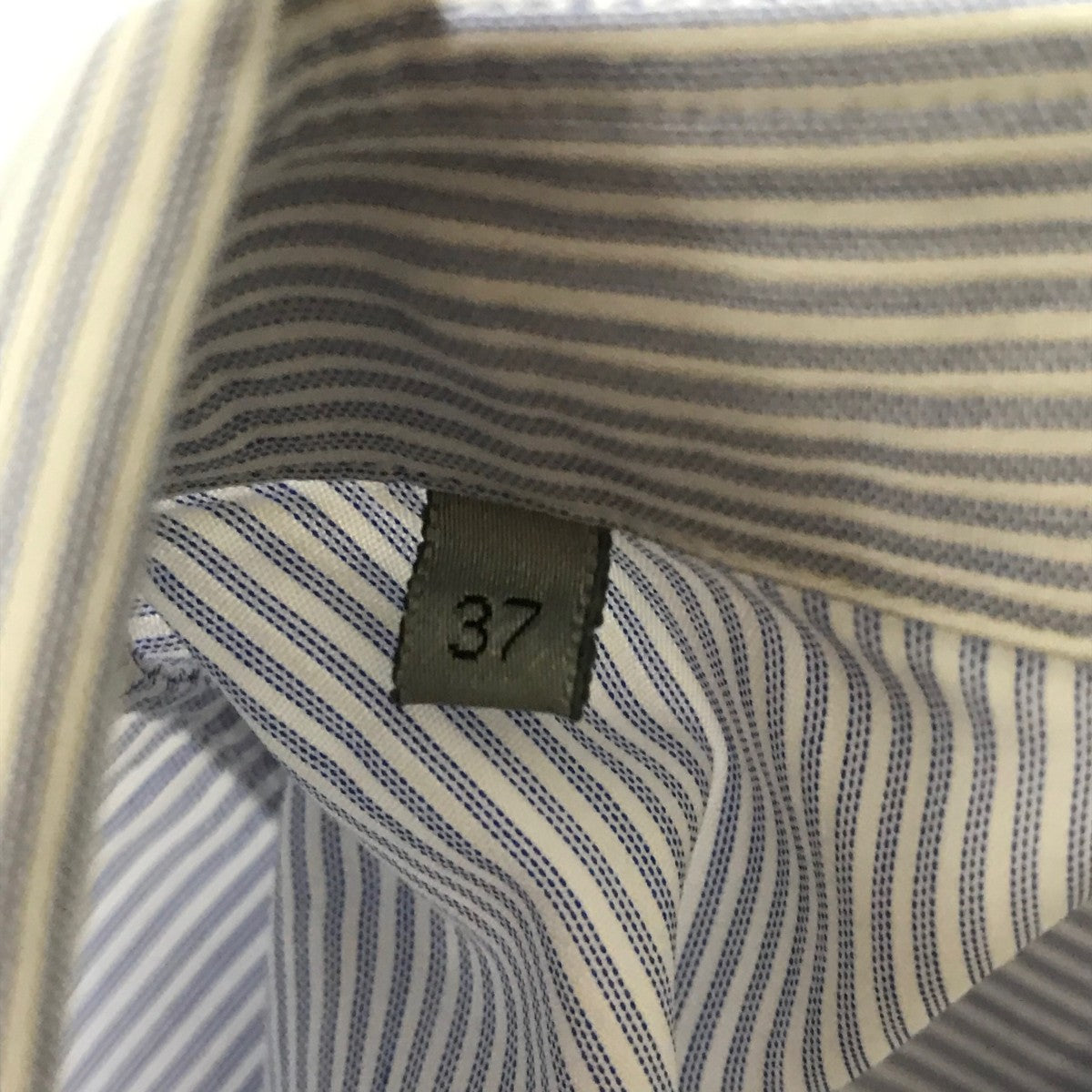 bee刺繍ストライプシャツ163C501B3389