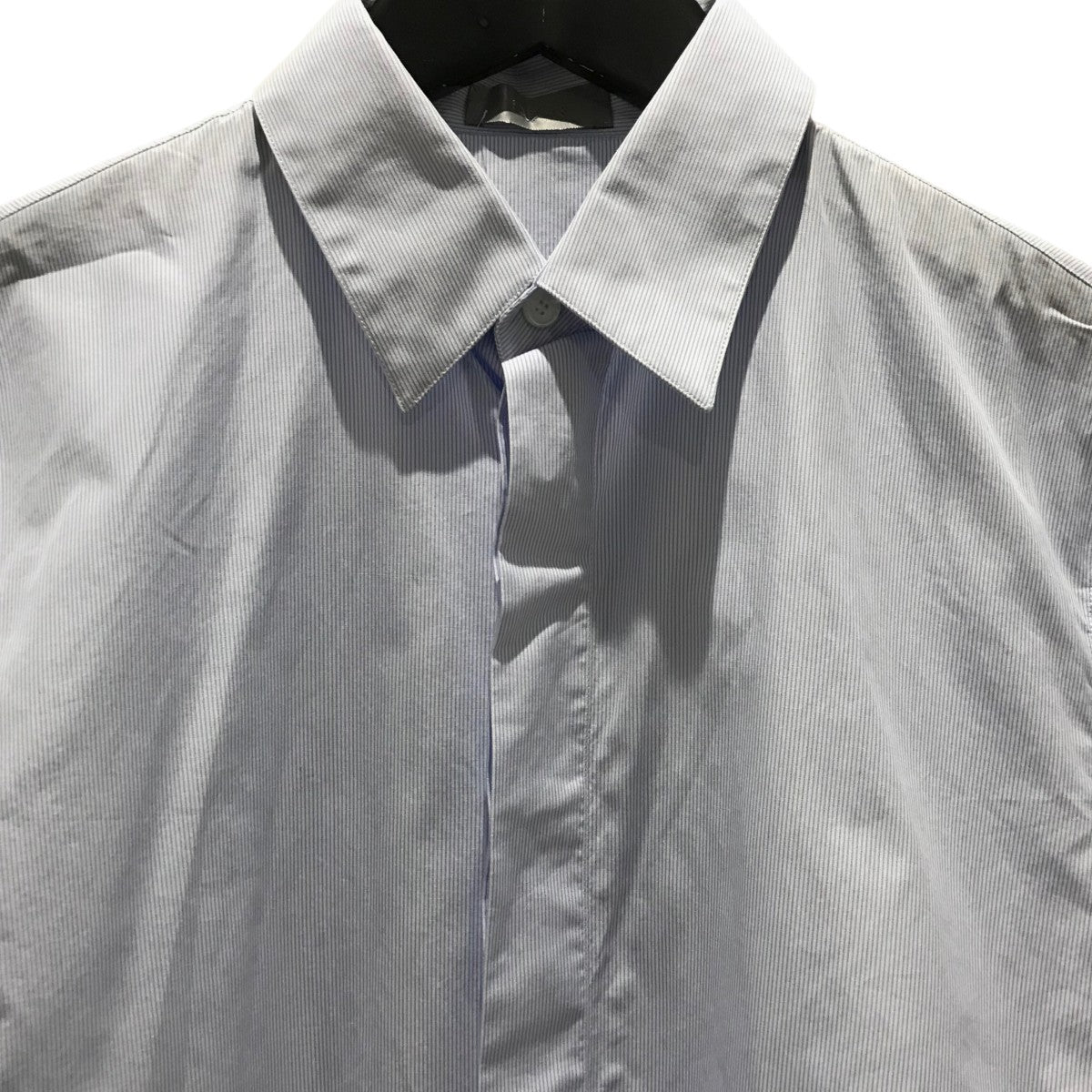 Dior Homme(ディオールオム) 比翼刺繍ストライプシャツ013C502B4779