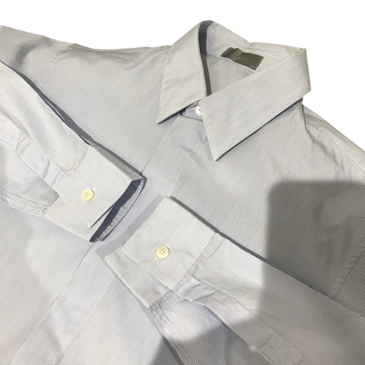 Dior Homme(ディオールオム) 比翼刺繍ストライプシャツ013C502B4779