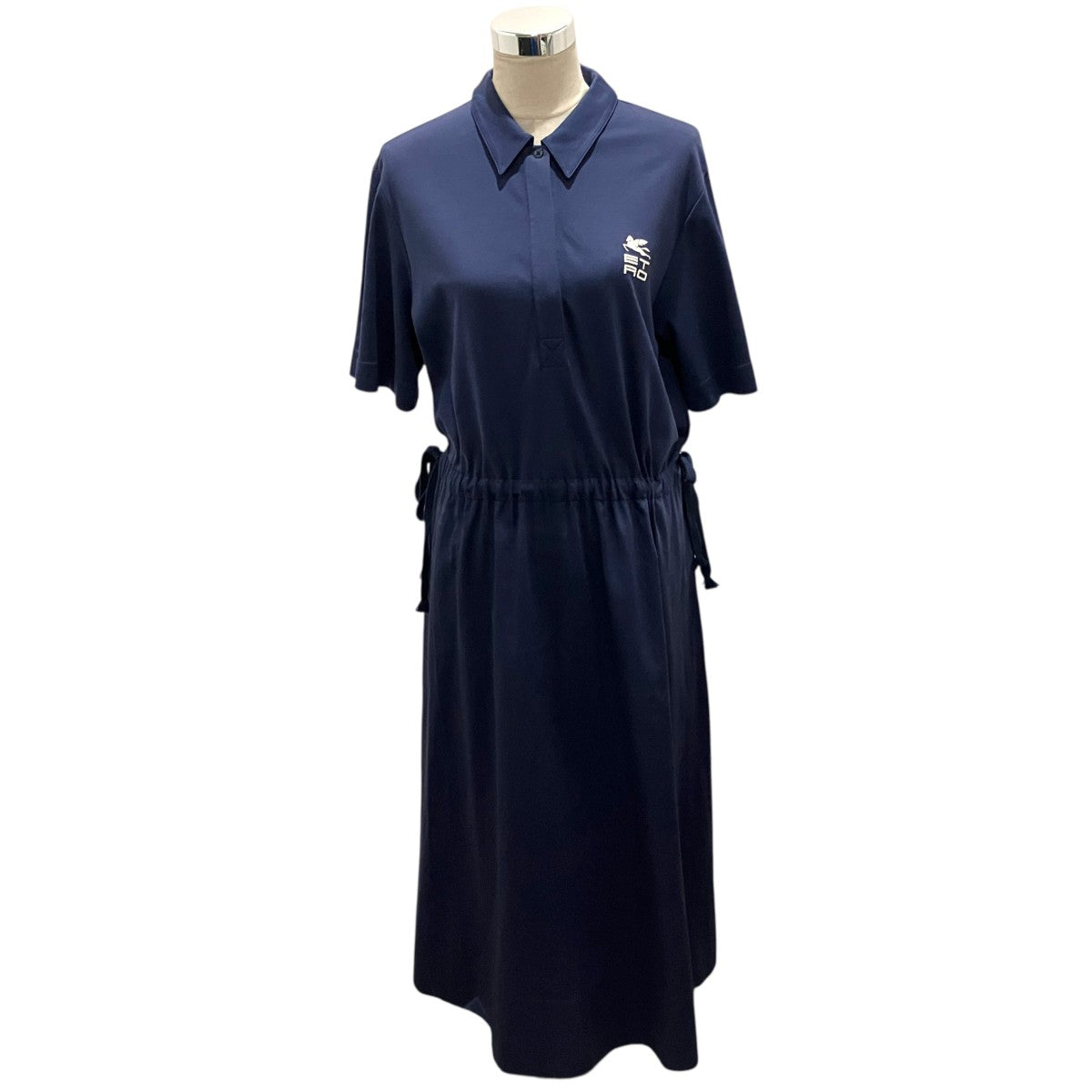 ETRO ポロ胸元刺繍ワンピース222-13327-9074 古着・中古-1枚目のアイテム画像