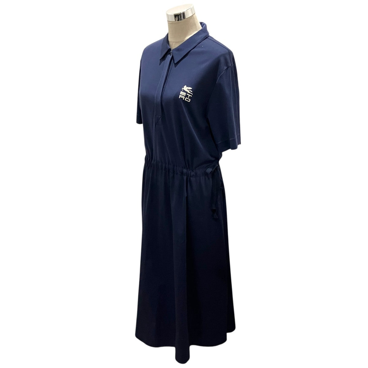 ETRO ポロ胸元刺繍ワンピース222-13327-9074 古着・中古-3枚目のアイテム画像