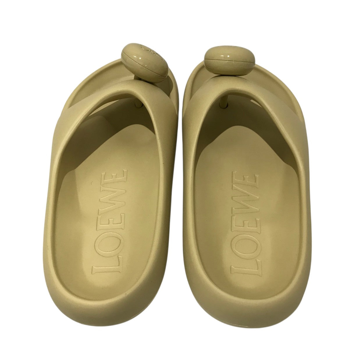 LOEWE(ロエベ) 【FOAM SLIDE】トングサンダル ベージュ サイズ 42