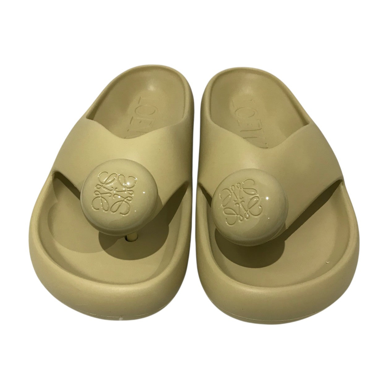 LOEWE(ロエベ) 【FOAM SLIDE】トングサンダル ベージュ サイズ 42