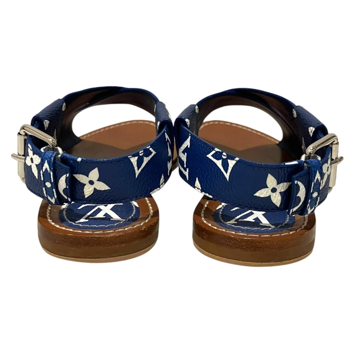 LOUIS VUITTON モノグラムストラップサンダル 古着・中古-3枚目のアイテム画像