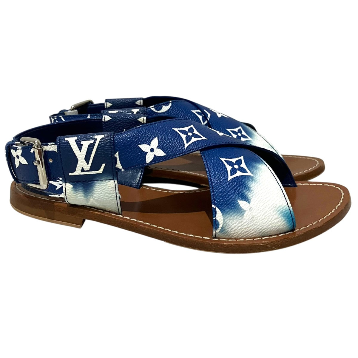 LOUIS VUITTON モノグラムストラップサンダル 古着・中古-4枚目のアイテム画像