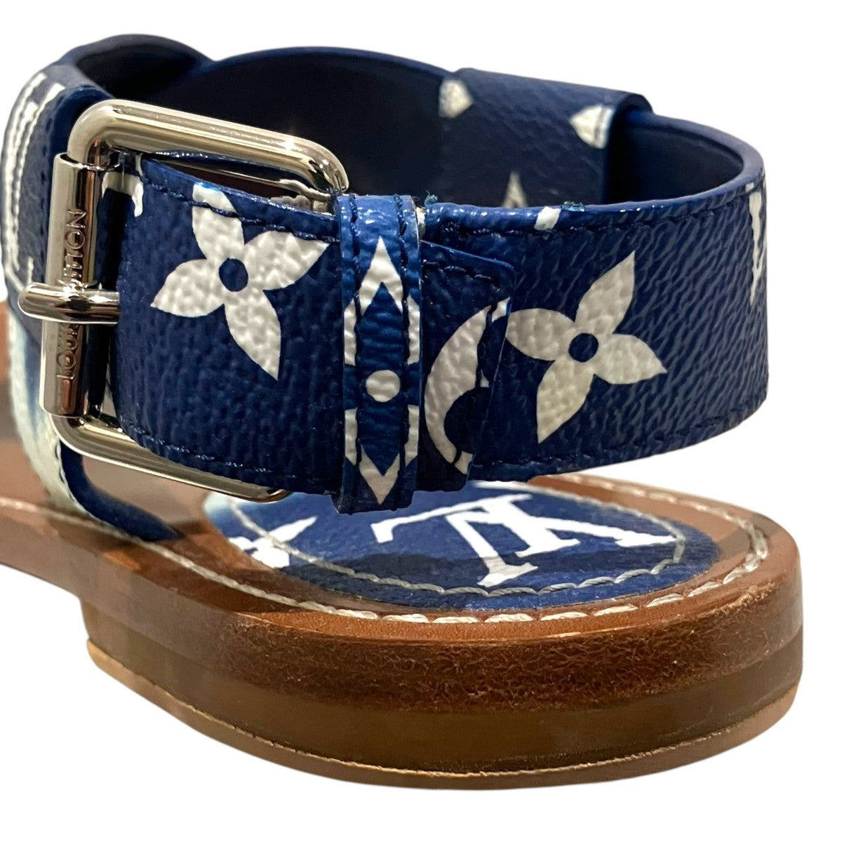 LOUIS VUITTON モノグラムストラップサンダル 古着・中古-8枚目のアイテム画像