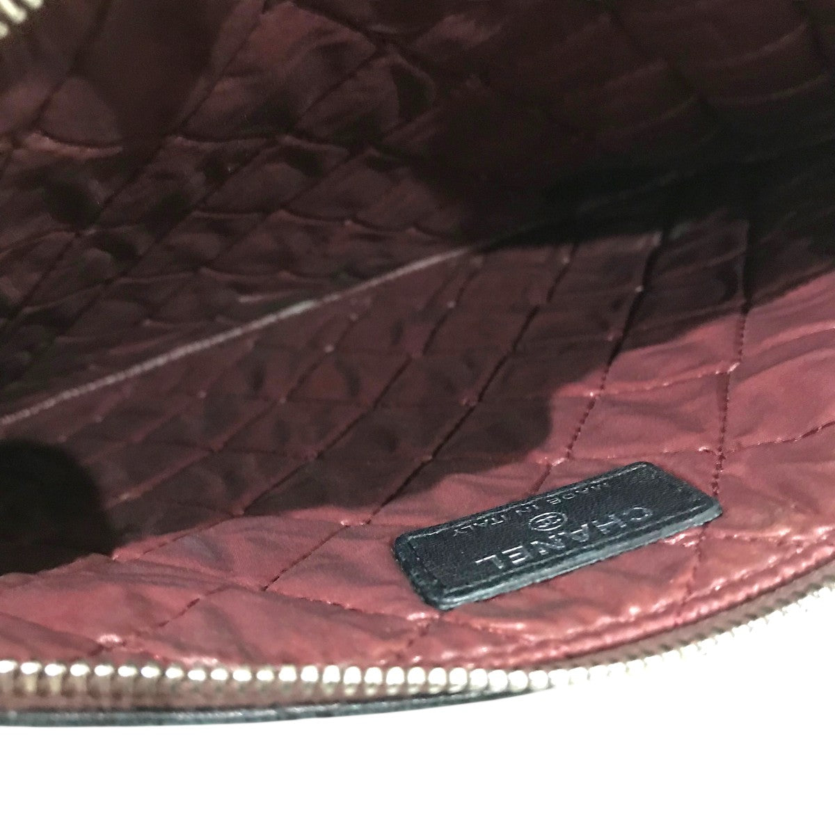 CHANEL(シャネル) キルティングポーチ 1712**** ブラック｜【公式