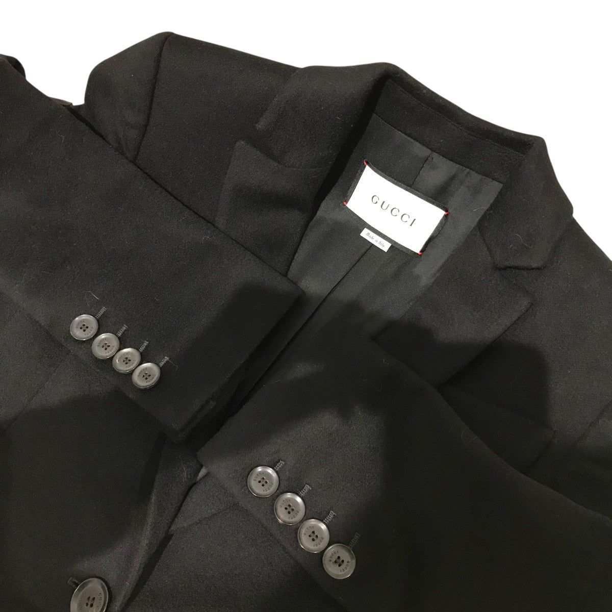 GUCCI(グッチ) ウールチェスターコート455739 455739 ブラック サイズ