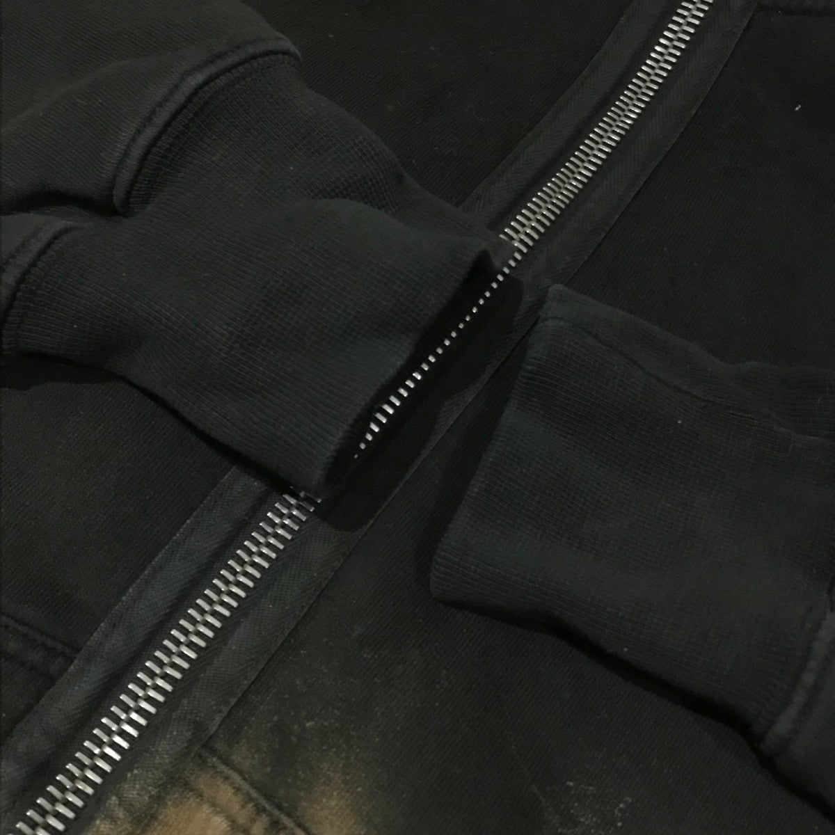 DRKSHDW ブリーチ加工ジップパーカーDU02D2283-FSUN 古着・中古-6枚目のアイテム画像