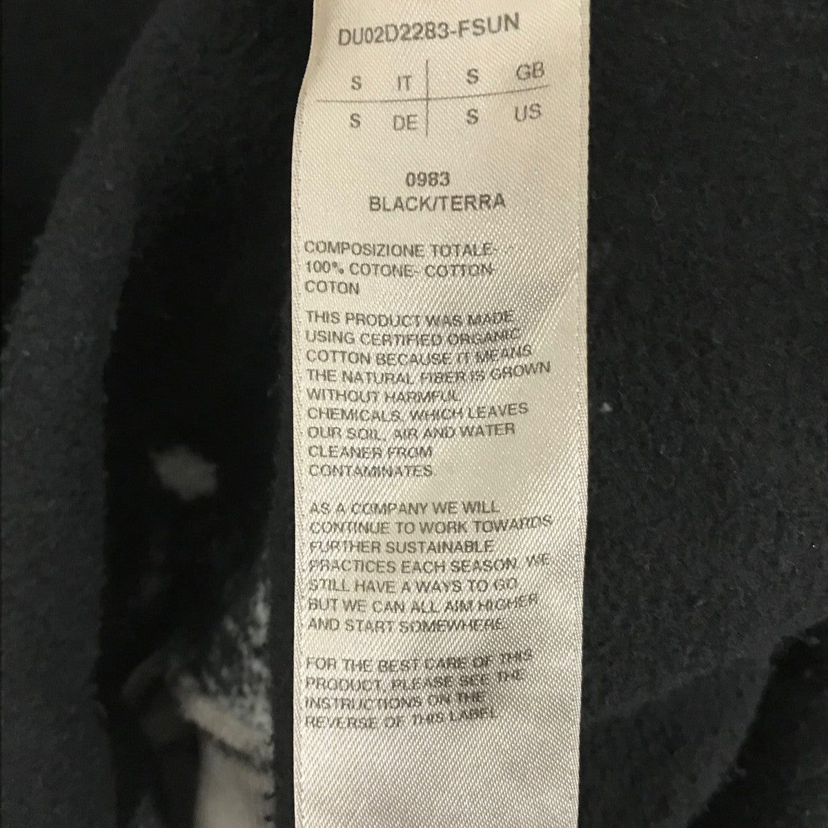 DRKSHDW ブリーチ加工ジップパーカーDU02D2283-FSUN 古着・中古-8枚目のアイテム画像