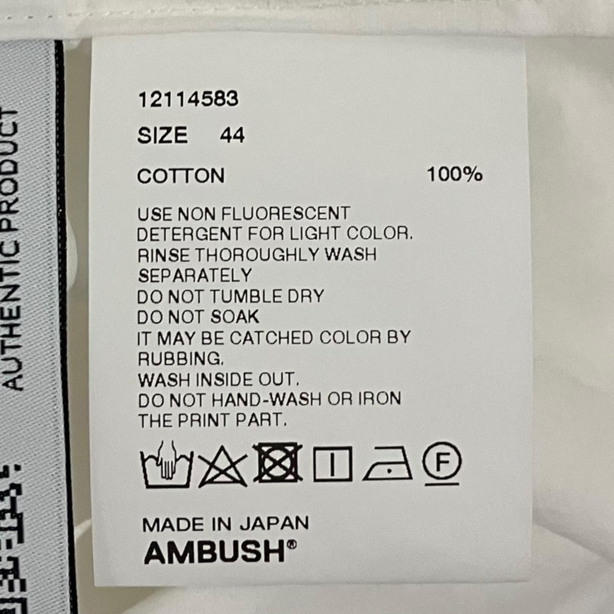 AMBUSH 【BACK LOGO PRINT SHIRT】半袖シャツ12114583 古着・中古-6枚目のアイテム画像