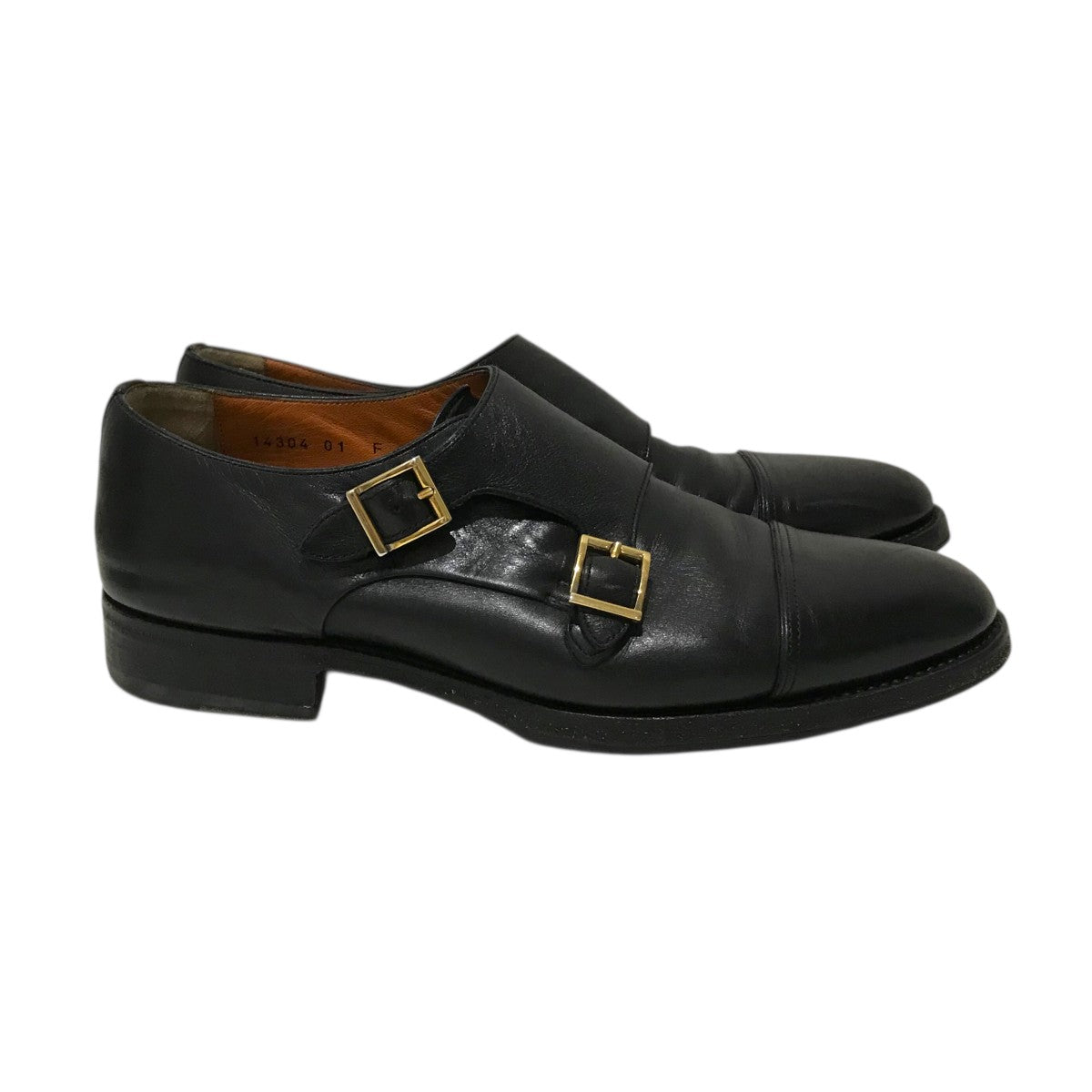 Santoni ダブルモンクレザーシューズ 古着・中古-4枚目のアイテム画像