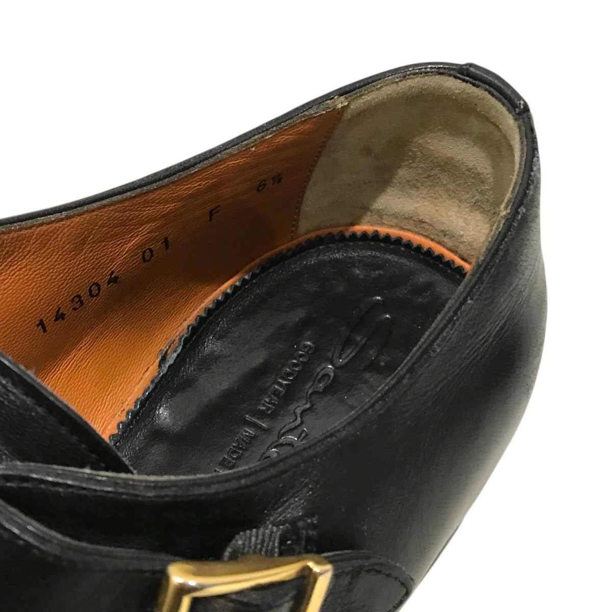 Santoni ダブルモンクレザーシューズ 古着・中古-8枚目のアイテム画像