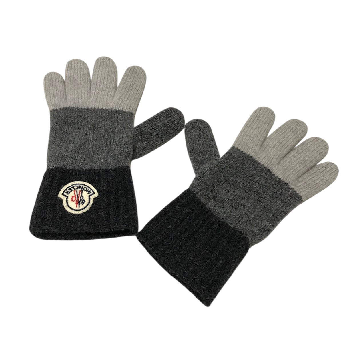 MONCLER(モンクレール) 【GUANTI】ウール手袋 グレー サイズ M｜【公式